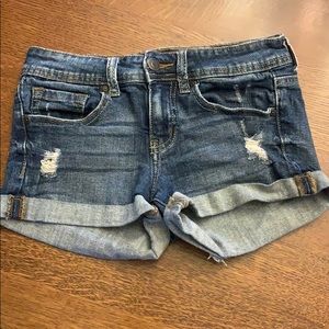 Low Rise Jean Shorts